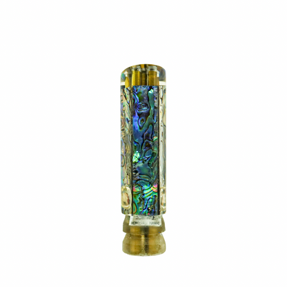 Joe Yee - 9" Vintage Paua Shell Jetted Tube