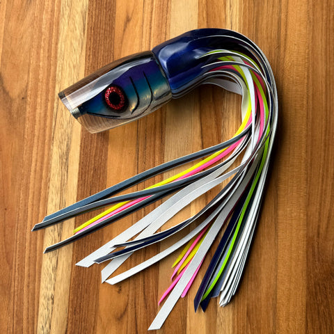 Tsutomu - 14" Hand-Painted Fish Super Moke Aku Skirted