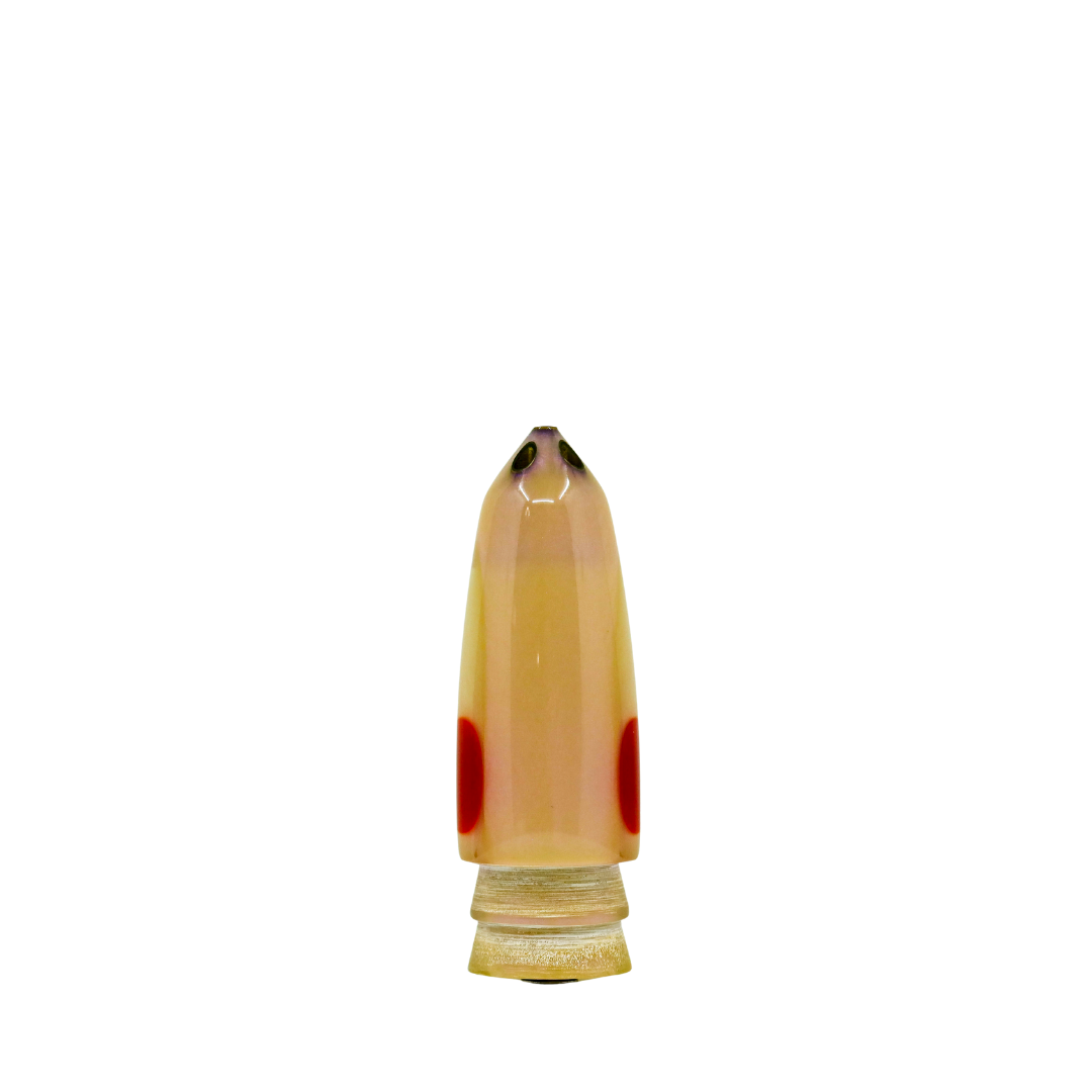 Leroy - 9” Vintage 4-Hole Jetted Strawberry Bullet