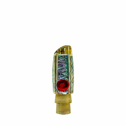 Futa - 9" Vintage Paua Shell Ripple Scoop