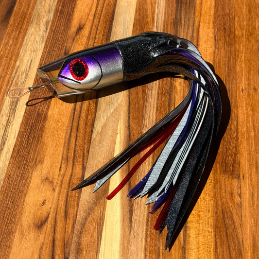 Matsu - 14” Fish Head Purple Top Skirted