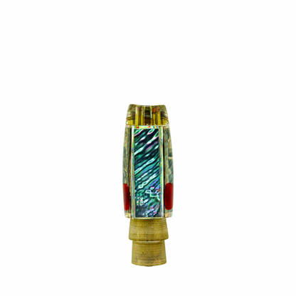 Futa - 9" Vintage Paua Shell Ripple Scoop