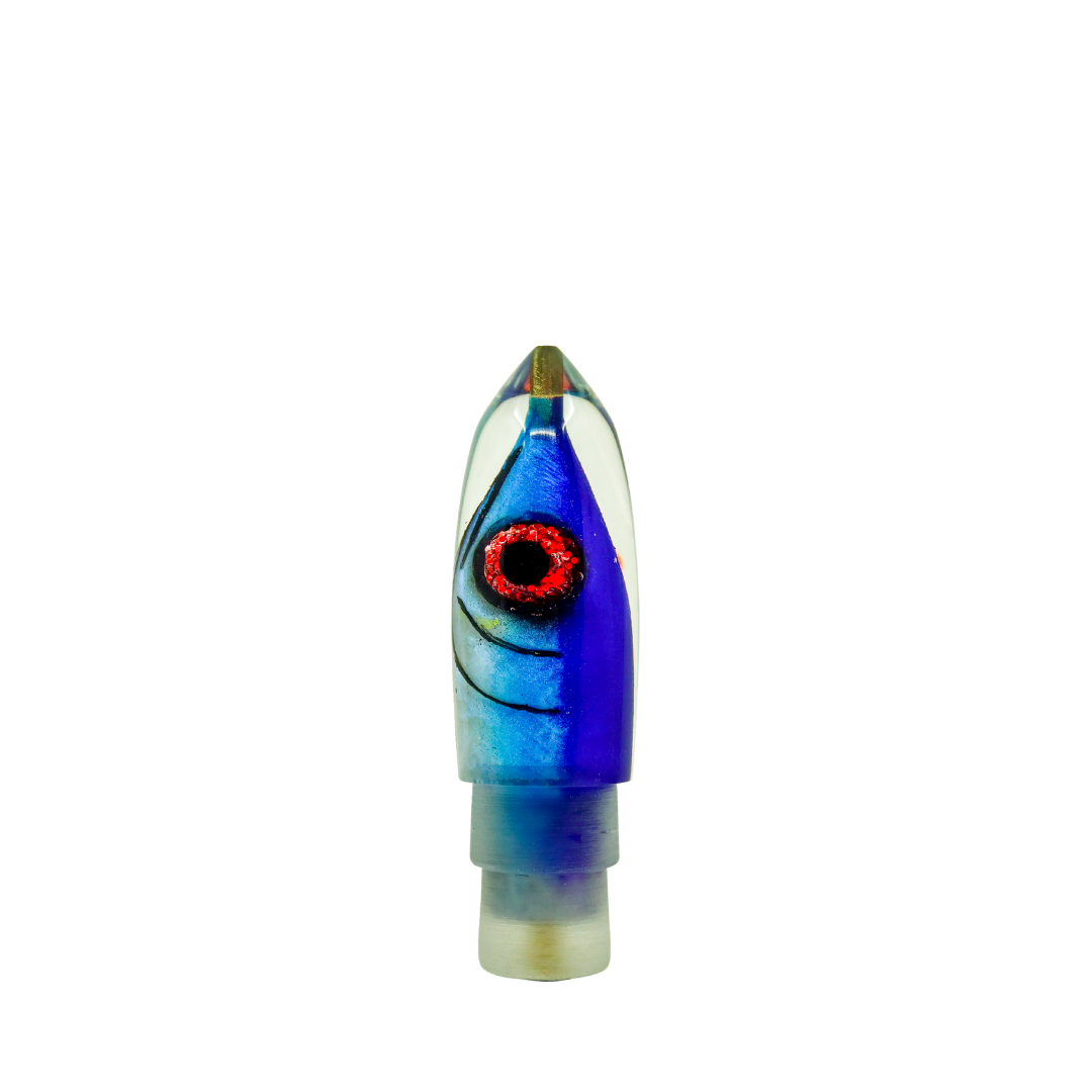 Tsutomu - 9”+ Limited Tricolor Fish Head Moke Bullet