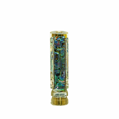 Joe Yee - 9" Vintage Paua Shell Jetted Tube