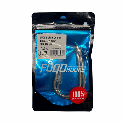 FUDO - Super Ocean Southern Tuna Ringed Eye 10/0 Hooks