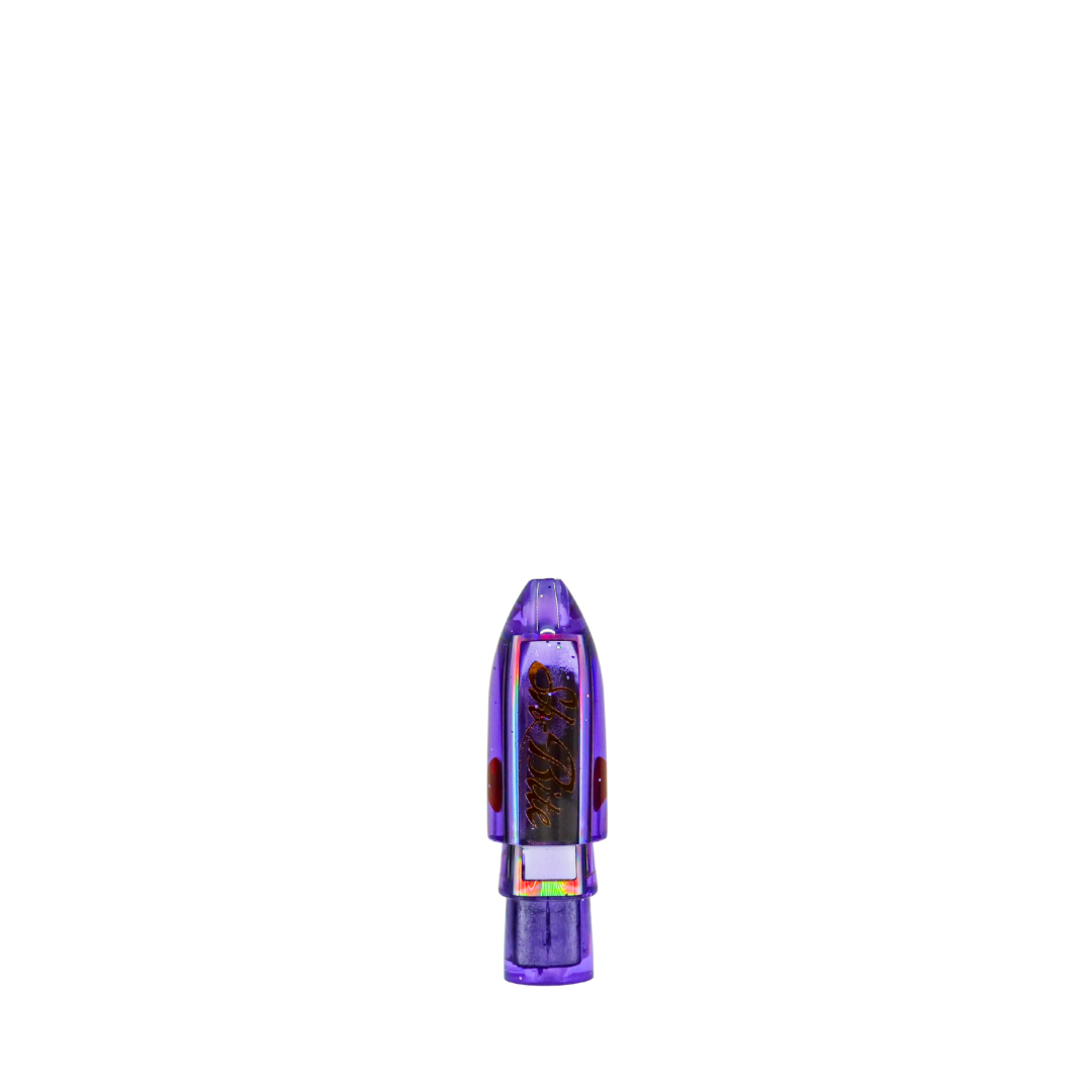 Sh-Bite - 5” Aku Lure Purple Mirror Bullet