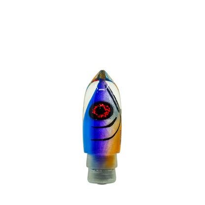 Tsutomu - 12” Limited Tricolor Fish Head Moke Bullet