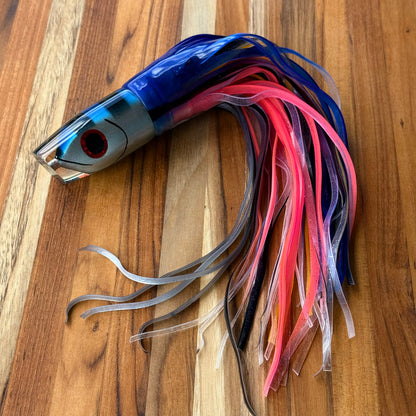 Matsu - 12” Fish Head Slant Blue Top Skirted
