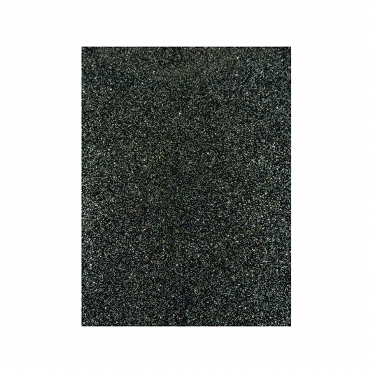 Ultra Sparkle Vinyl Sheets 12”x18” Black Glitter