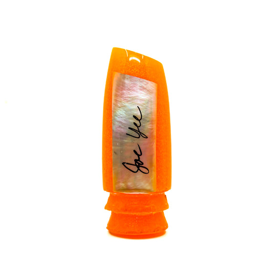 Joe Yee - 14” Orange Pigment Signed Super Plunger