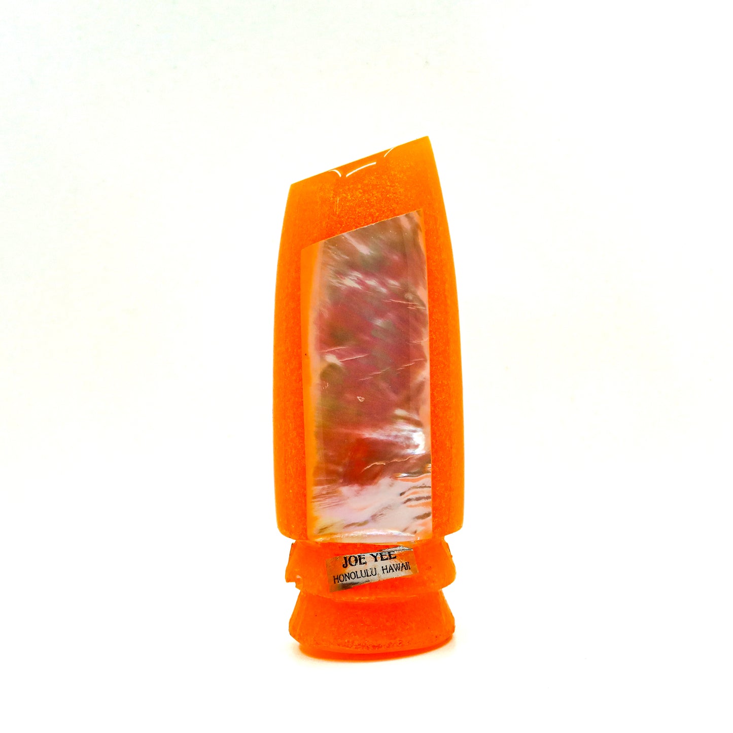 Joe Yee - 14” Orange Pigment Signed Super Plunger