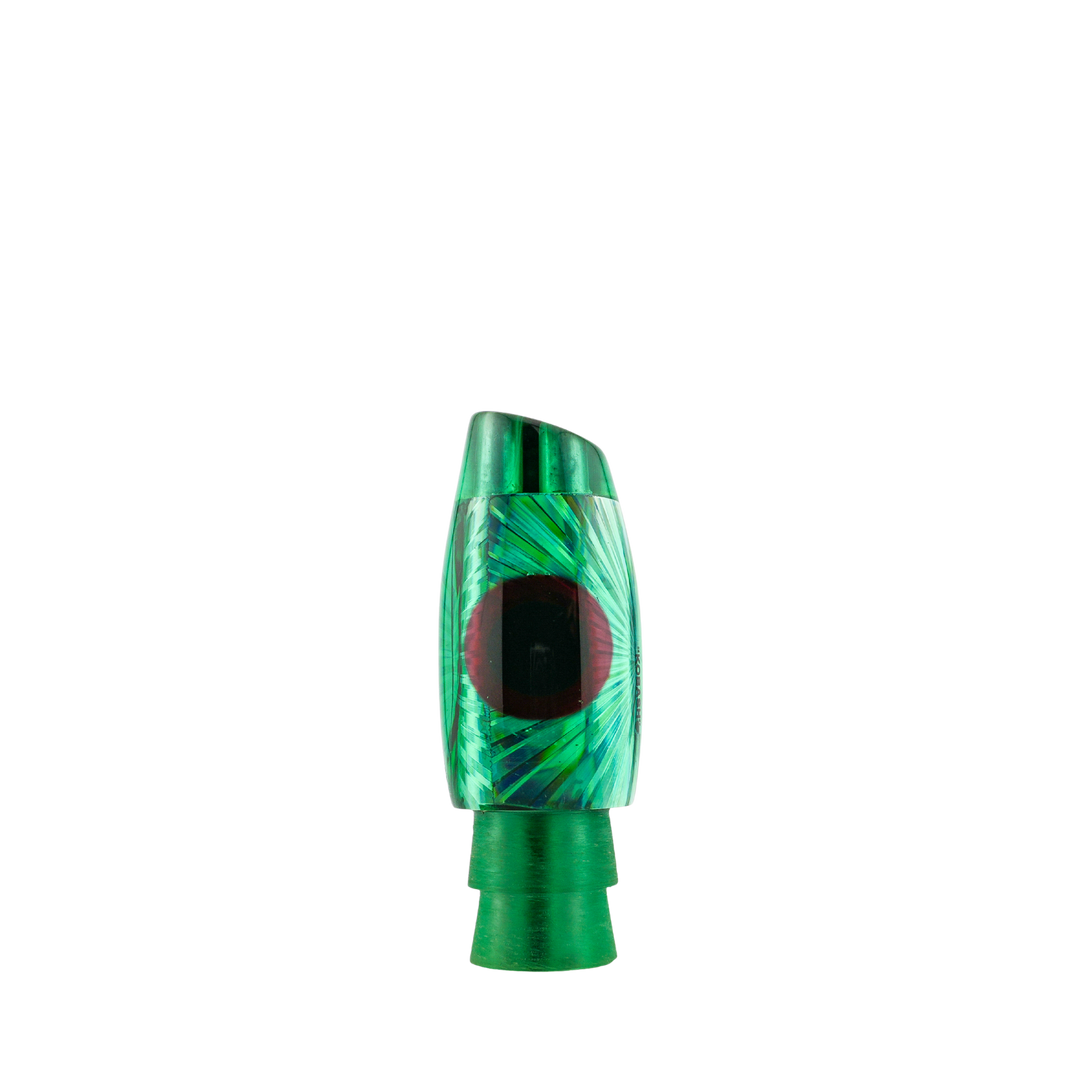 Kobash Lures: History & Lure Identification Guide | Luremonger 9"+ Plunger, 4-Jet Green Tint - Offshore Trolling Lure Archive