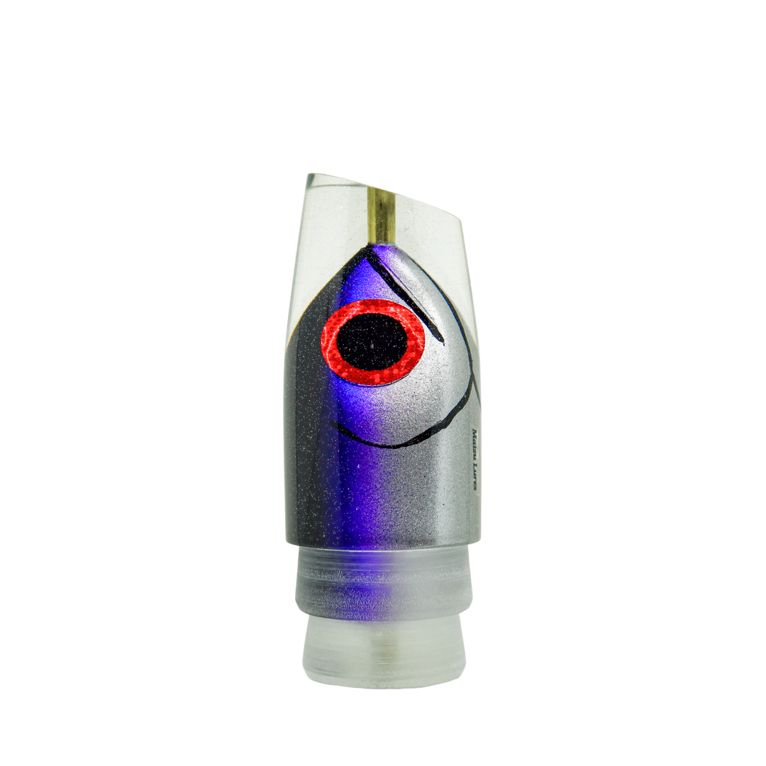 Matsu Lures: History & Lure Identification Guide | Luremonger 14" Plunger, Purple Silver FH - Offshore Trolling Lure Archive
