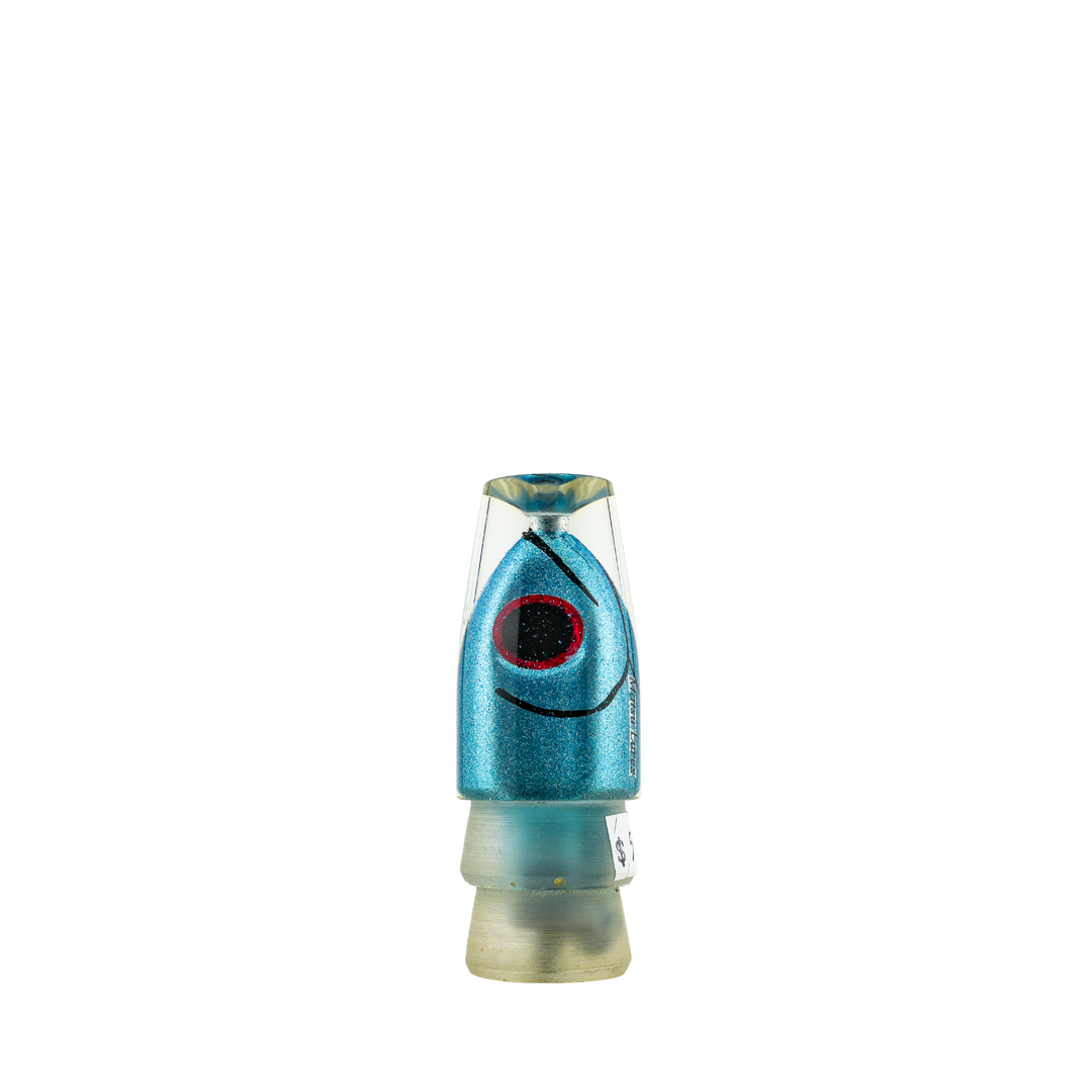 Matsu Lures: History & Lure Identification Guide | Luremonger 9" Invert, Ice Blue FH - Offshore Trolling Lure Archive