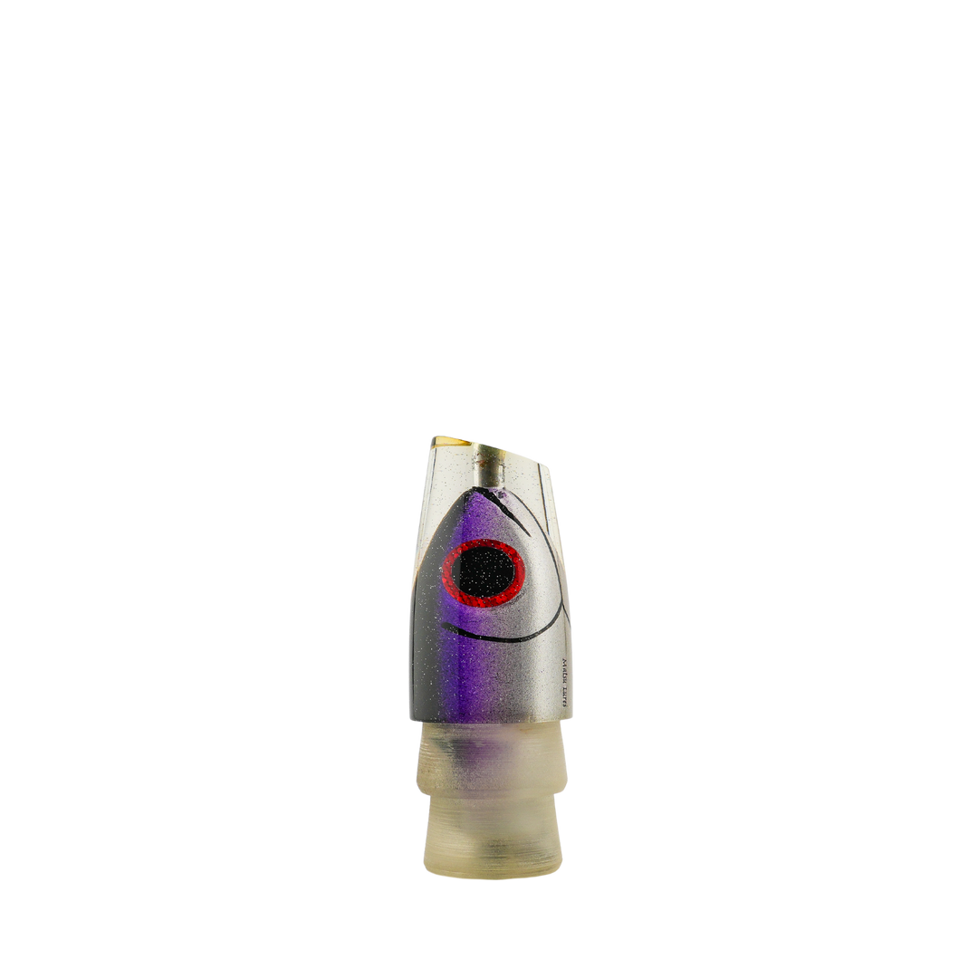 Matsu Lures: History & Lure Identification Guide | Luremonger 9" Slant, Purple Silver FH - Offshore Trolling Lure Archive