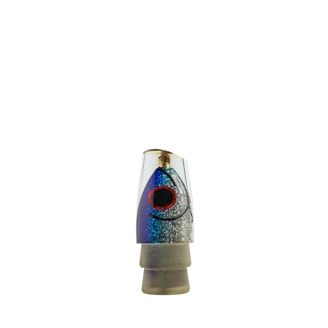 Matsu Lures: History & Lure Identification Guide | Luremonger 9" Scoop, Sailboat Glitter FH - Offshore Trolling Lure Archive