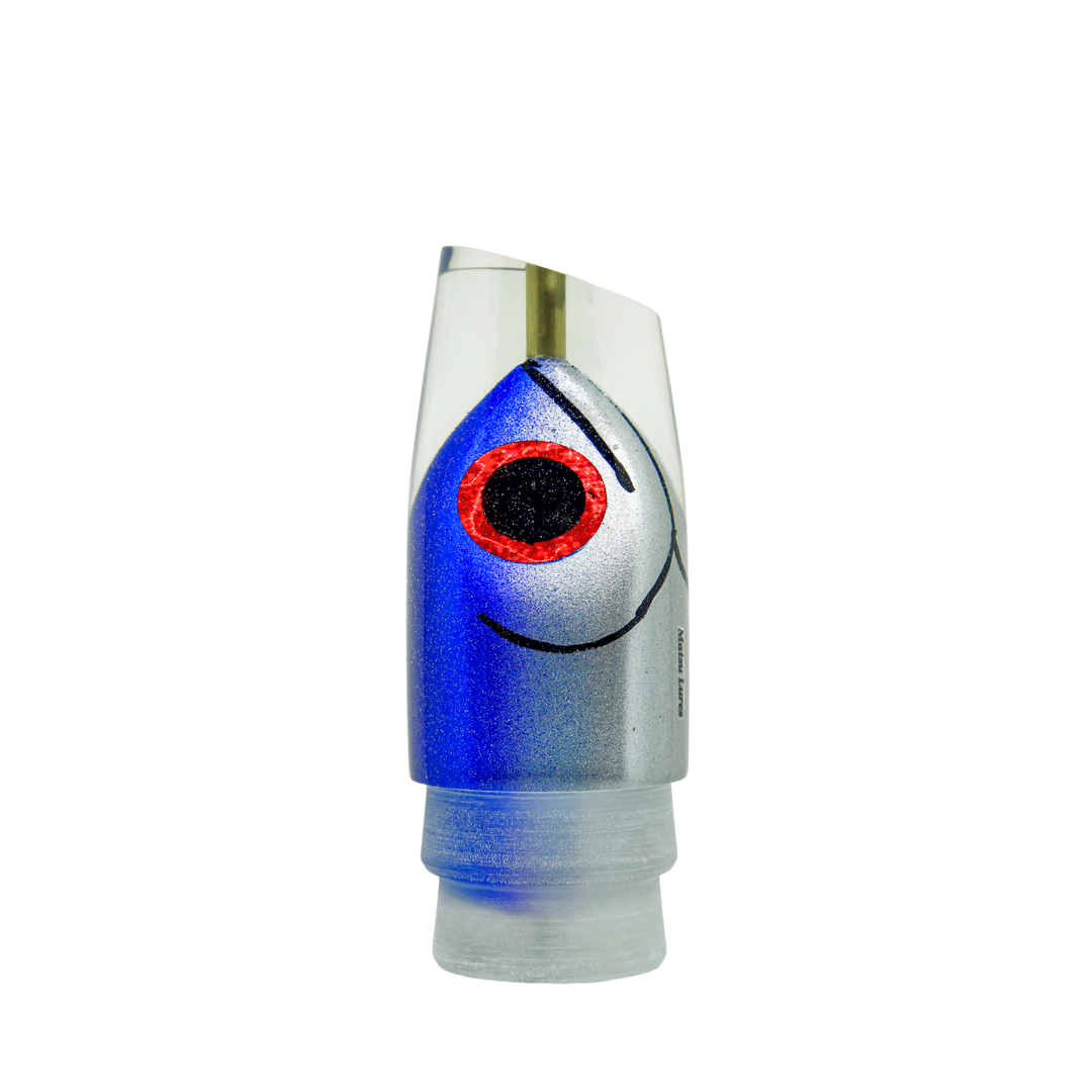 Matsu Lures: History & Lure Identification Guide | Luremonger 14" Plunger, Blue Silver FH - Offshore Trolling Lure Archive