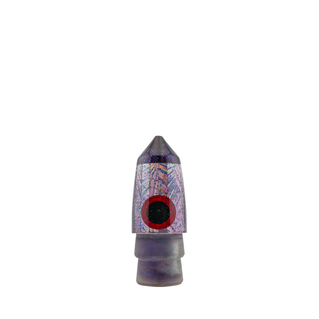 Matsu Lures: History & Lure Identification Guide | Luremonger 9" Bullet, Purple Tint Starburst - Offshore Trolling Lure Archive