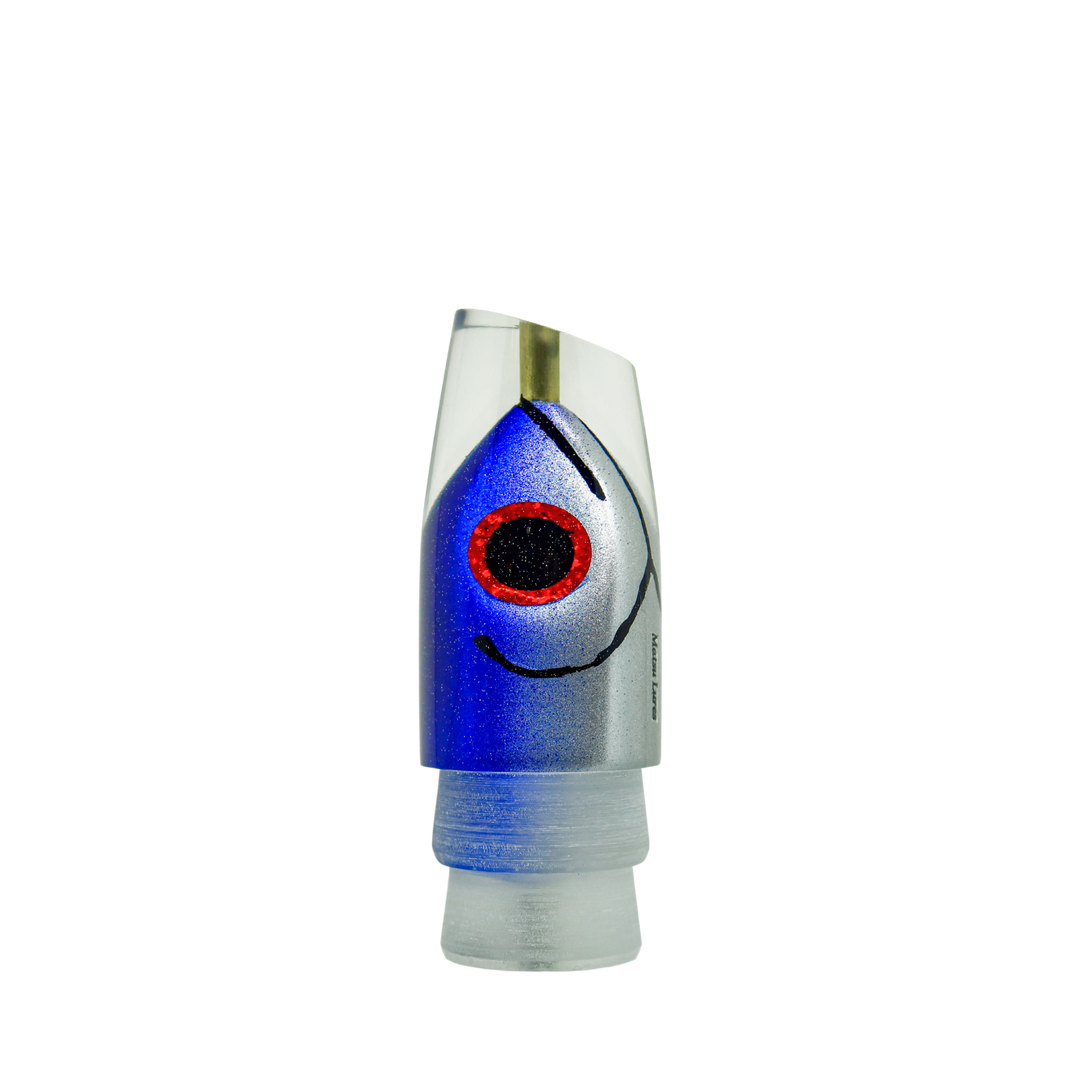 Matsu Lures: History & Lure Identification Guide | Luremonger 12" Plunger, Blue Silver FH - Offshore Trolling Lure Archive