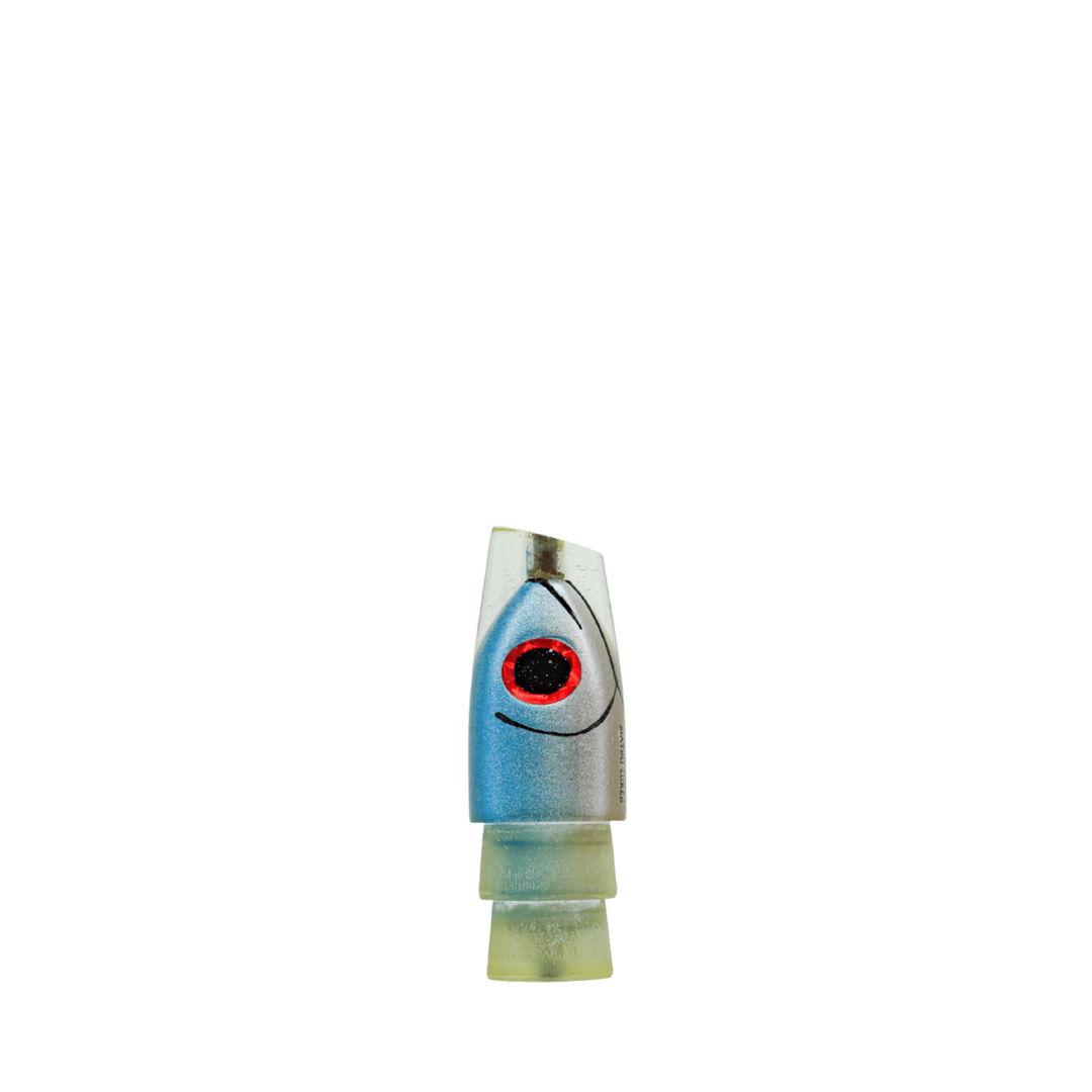 Matsu Lures: History & Lure Identification Guide | Luremonger 7" Slant, Light Blue Silver FH - Offshore Trolling Lure Archive