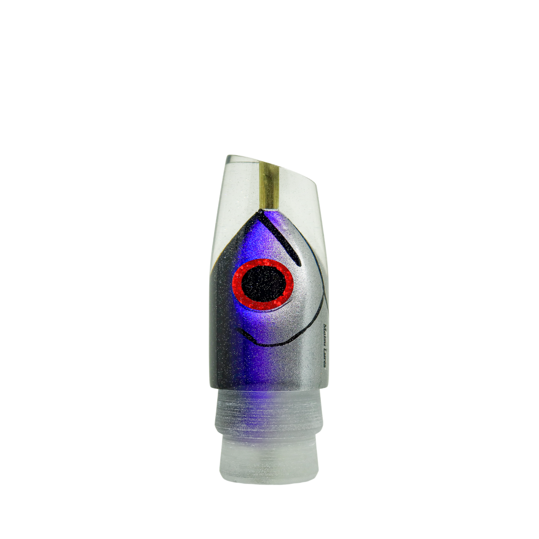 Matsu Lures: History & Lure Identification Guide | Luremonger 12" Plunger, Purple Silver FH - Offshore Trolling Lure Archive