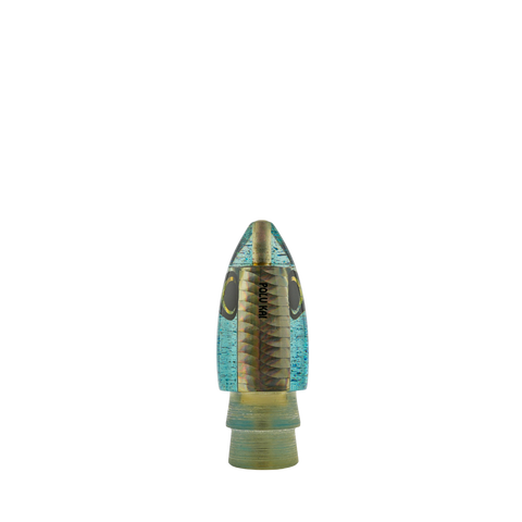 Polu Kai - 9" Vintage Blue Glitter Top Bullet