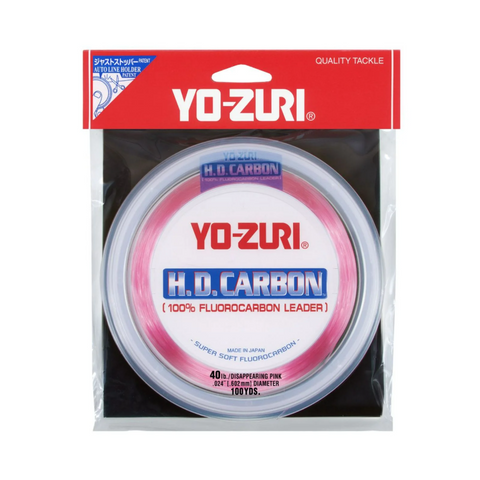 YOZURI - HD PINK FLUOROCARBON 30YD 40LB