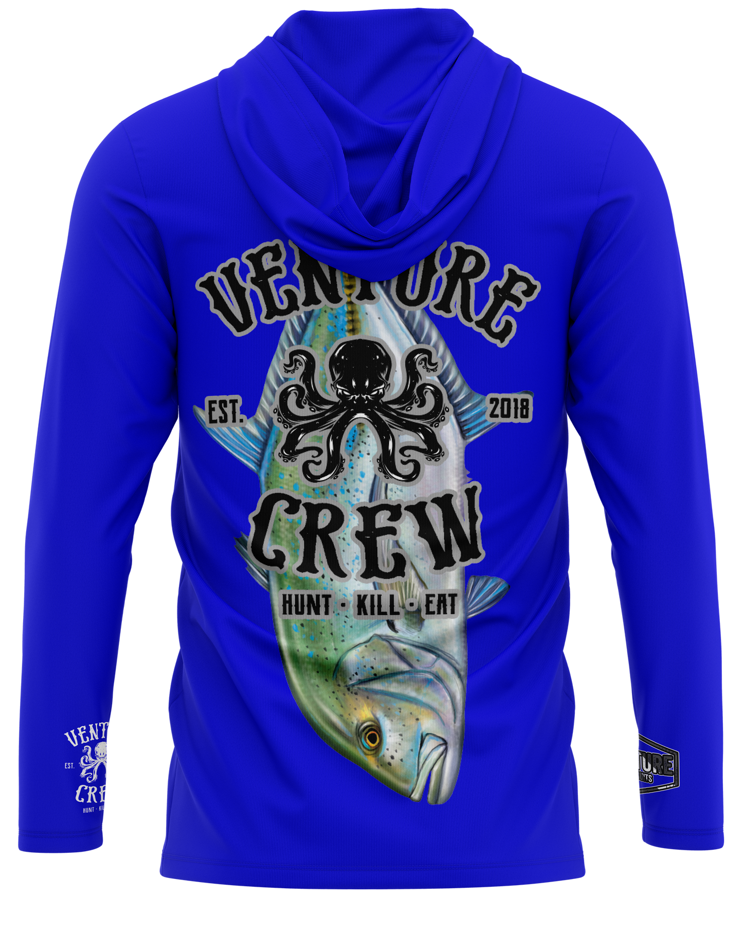 Venture Crew Omilu Royal Dri Fit Hoodie (Adult/Keiki)