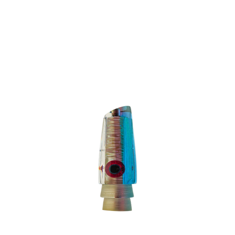 Z-Lures - 9" Blue Pink Ripple MOP Shell Slant