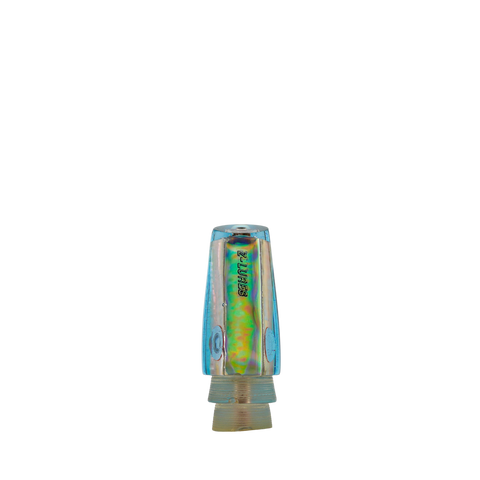 Z-Lures - 9" Blue Pink Ripple MOP Shell Slant