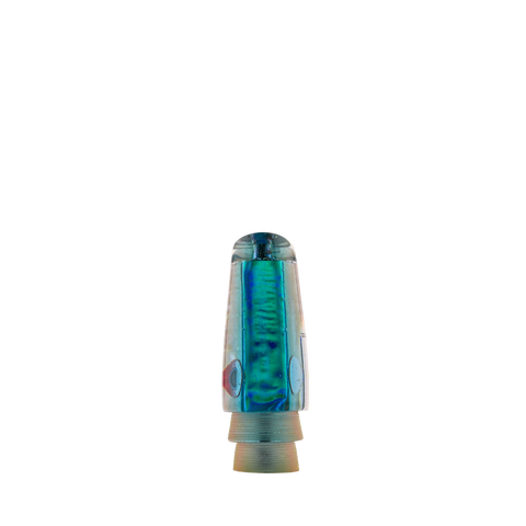 Z-Lures - 9" Blue Pink Ripple MOP Shell Slant