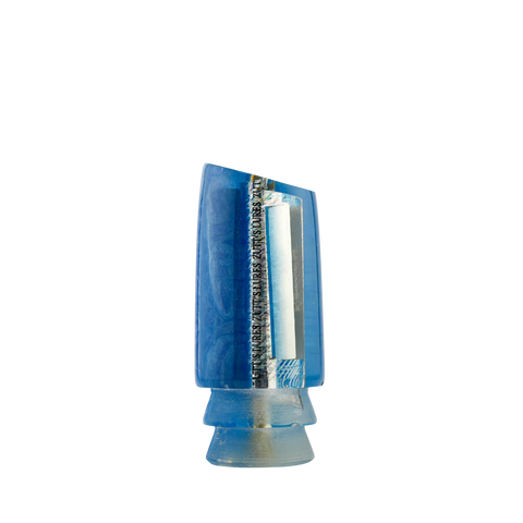 Zutt's Lures - 14" Blue Pearl Mirror Cut Face